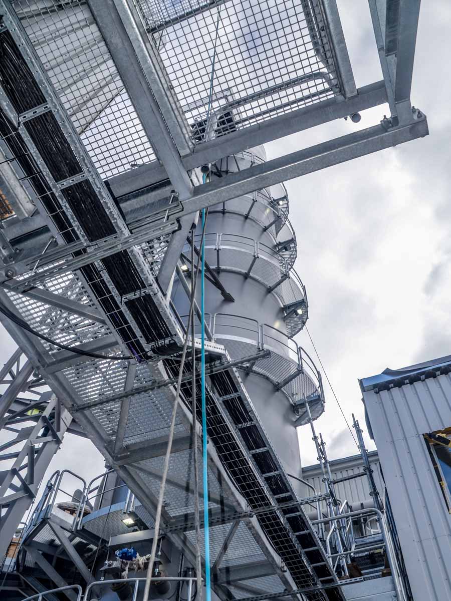 System komunikacji stalowe schody drabiny i klatki schodowe TLC dla cukrownia Pfeifer & Langen Polska