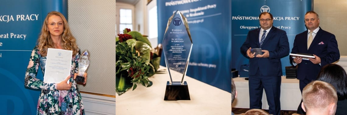 You are currently viewing Firma TLC otrzymała II miejsce w konkursie “Pracodawca – organizator pracy bezpiecznej”