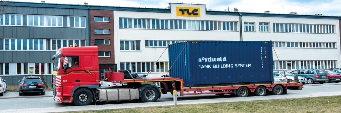 You are currently viewing Nordweld Tank Building System w drodze do Belgii
